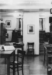 Der Lesesaal des Archivs in den Kellerräumen des Evangelischen Oberkirchenrats (1953)