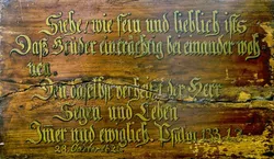 Weinheim Peterskirche Tafel zum 28.10.1821
