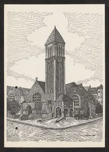 Quelle: Landeskirchliches Archiv Karlsruhe, Herbert Menchau Lutherkirche Karlsruhe (1938)